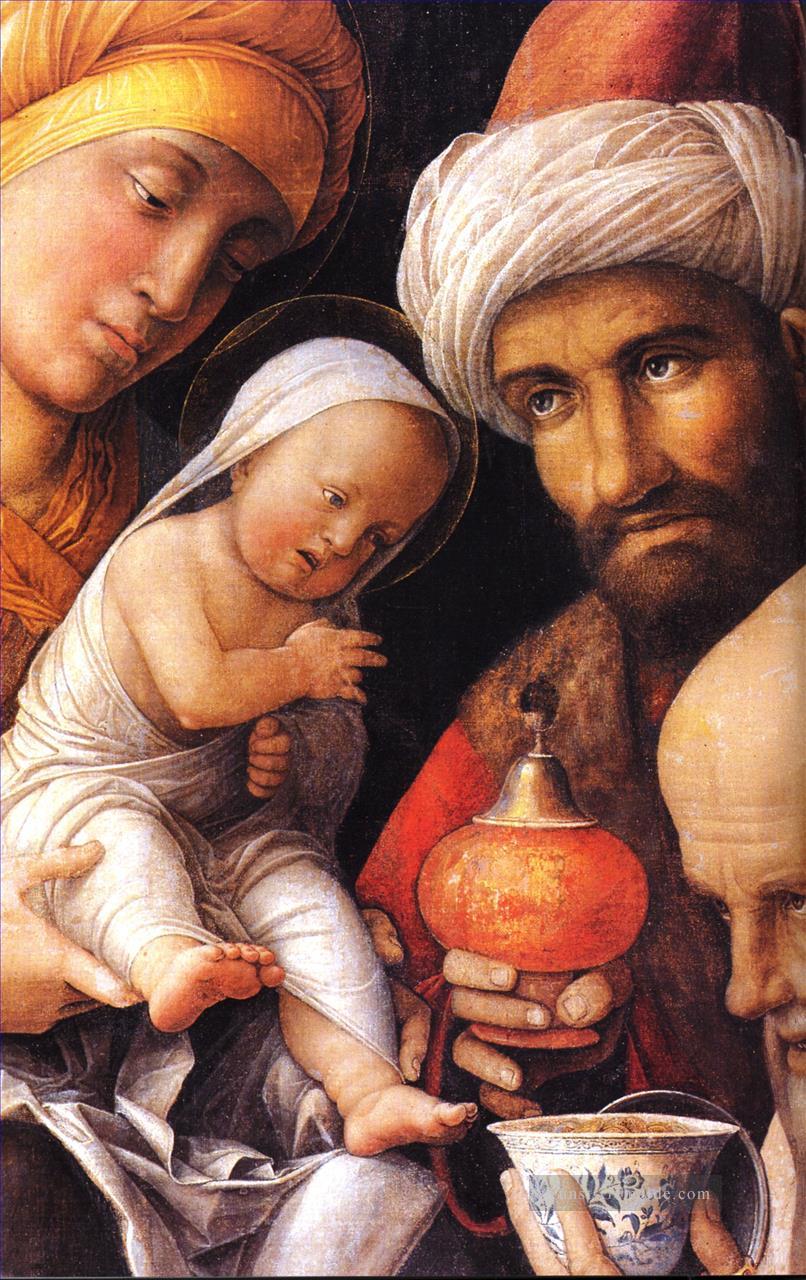 Die Anbetung der Könige DT1 Renaissance Maler Andrea Mantegna Ölgemälde